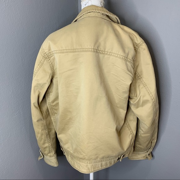 Vintage Abercrombie & Fitch Jacket Cargo Khaki SM - Picture 4 of 9